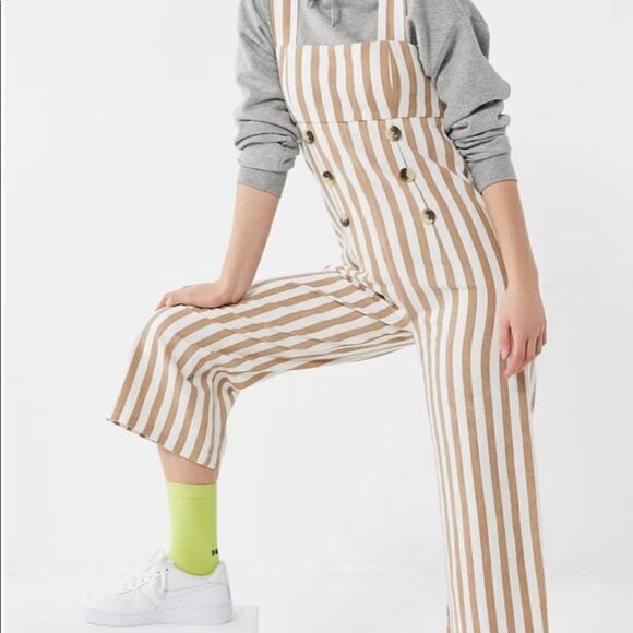 Urban Outfitters Pants - NWOT Urban Outfitters Murphy Striped jumpsuit size S